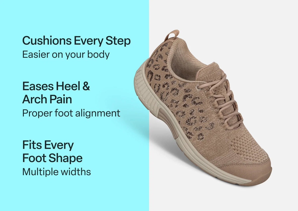 Coral - Beige Leopard