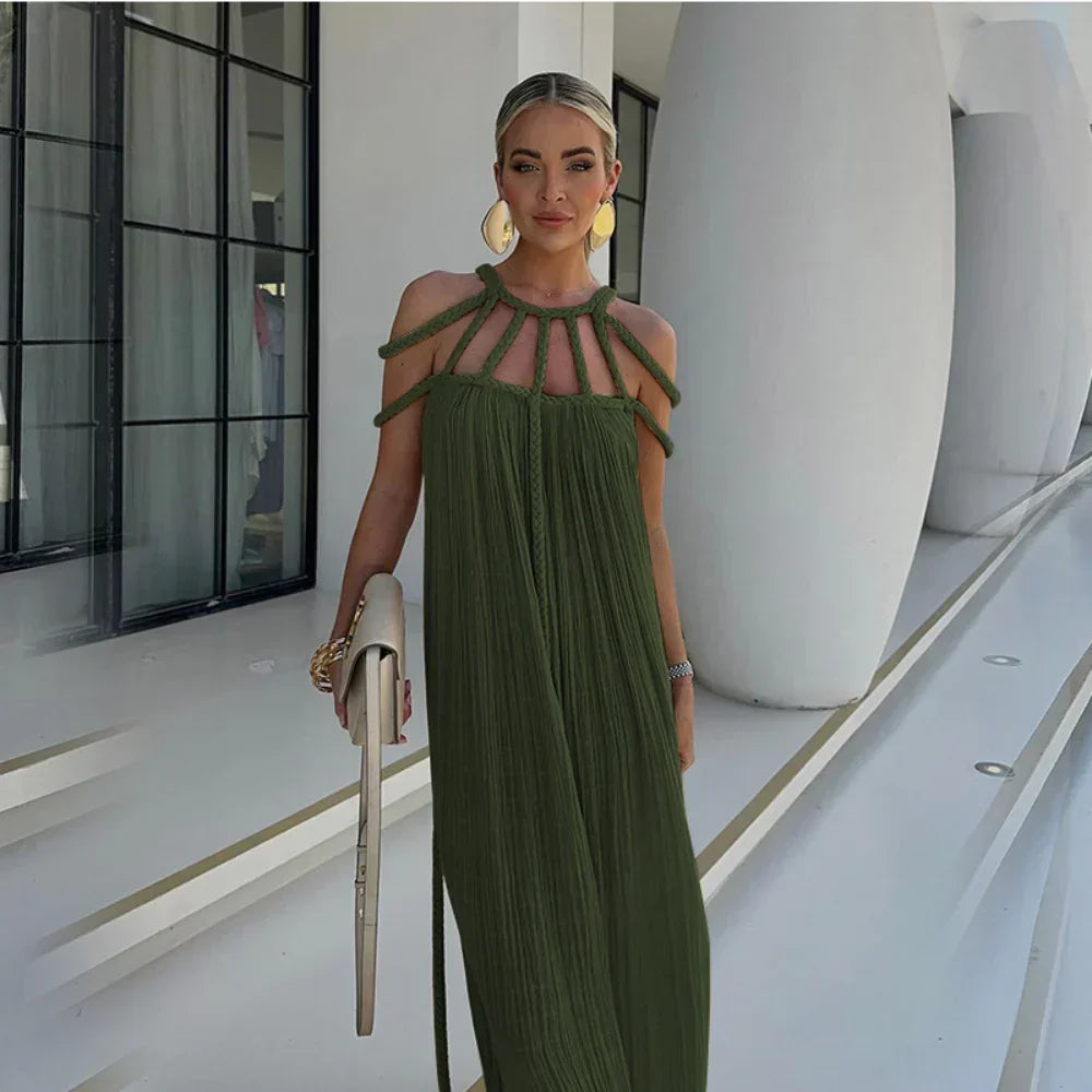 Artemis Braided Maxi Dress