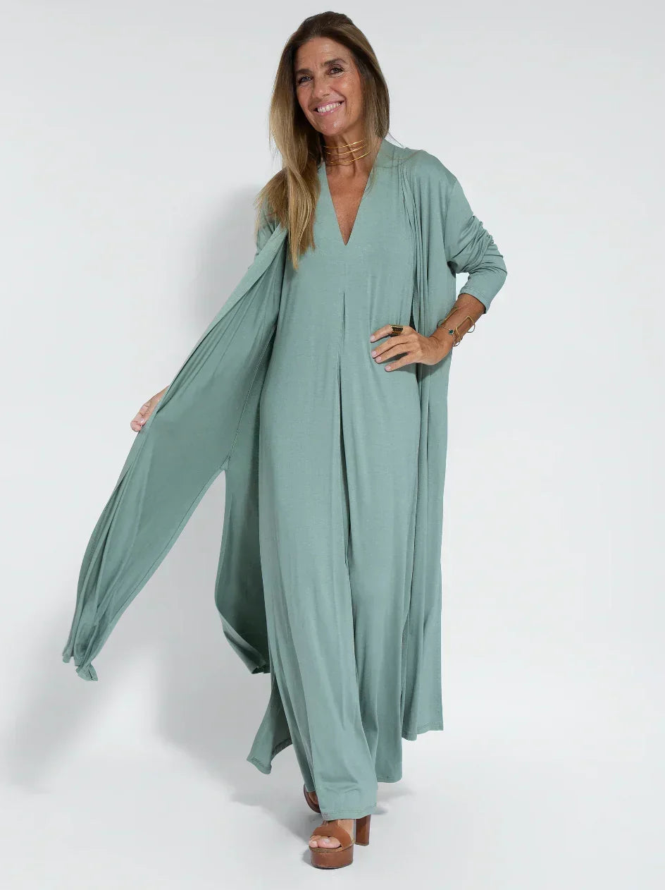 Isadora Draped Maxi Dress