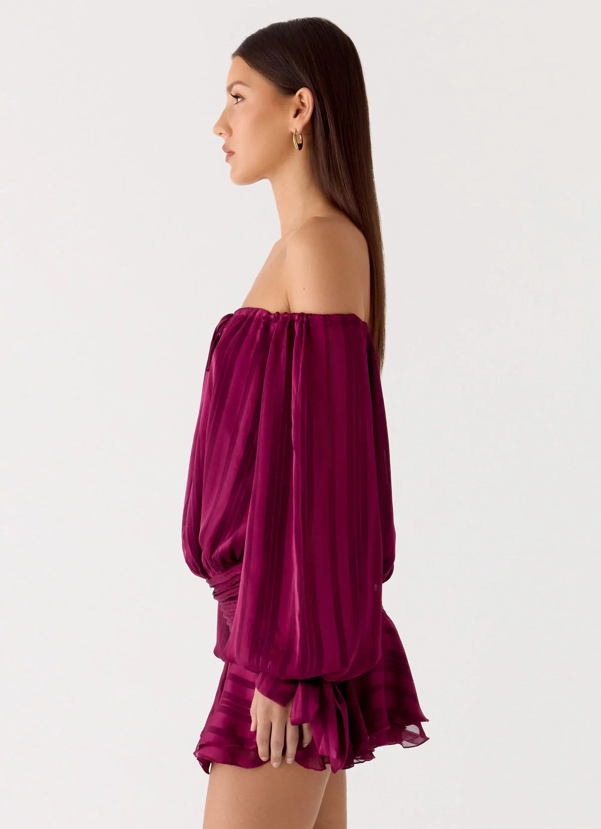 Eira Balloon Sleeve Mini Dress