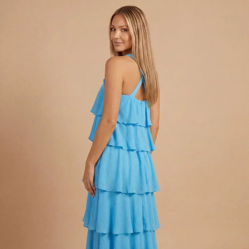 Isabelle Ruffle Maxi Dress