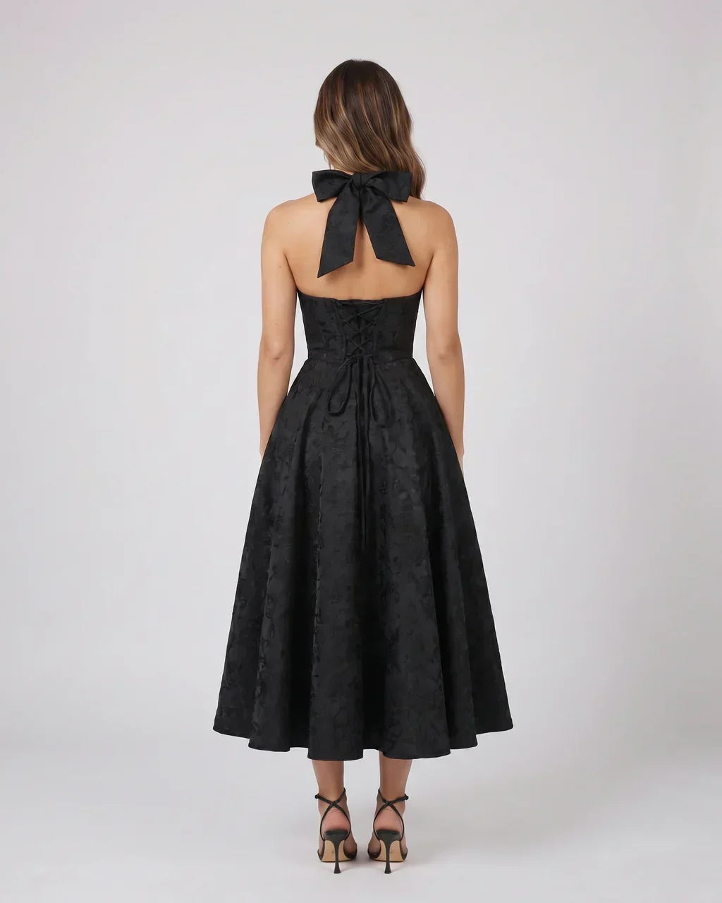 Sienna Jacquard Midi Dress