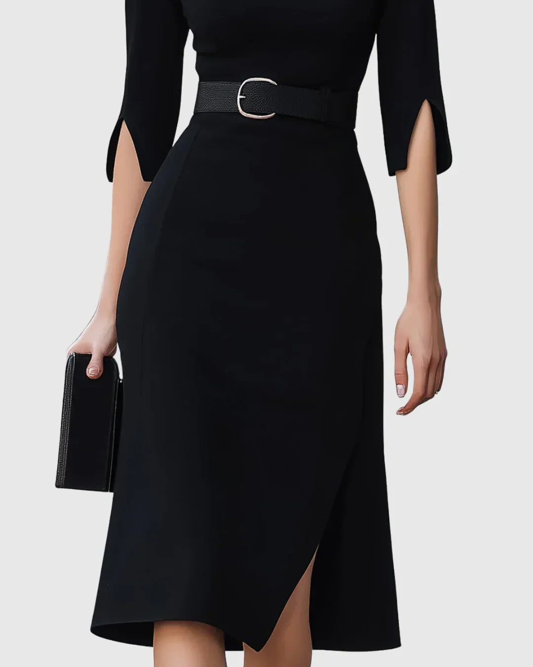 Magnolia Wrap Midi Dress
