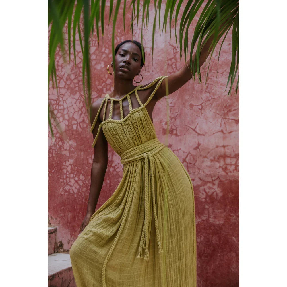 Artemis Braided Maxi Dress